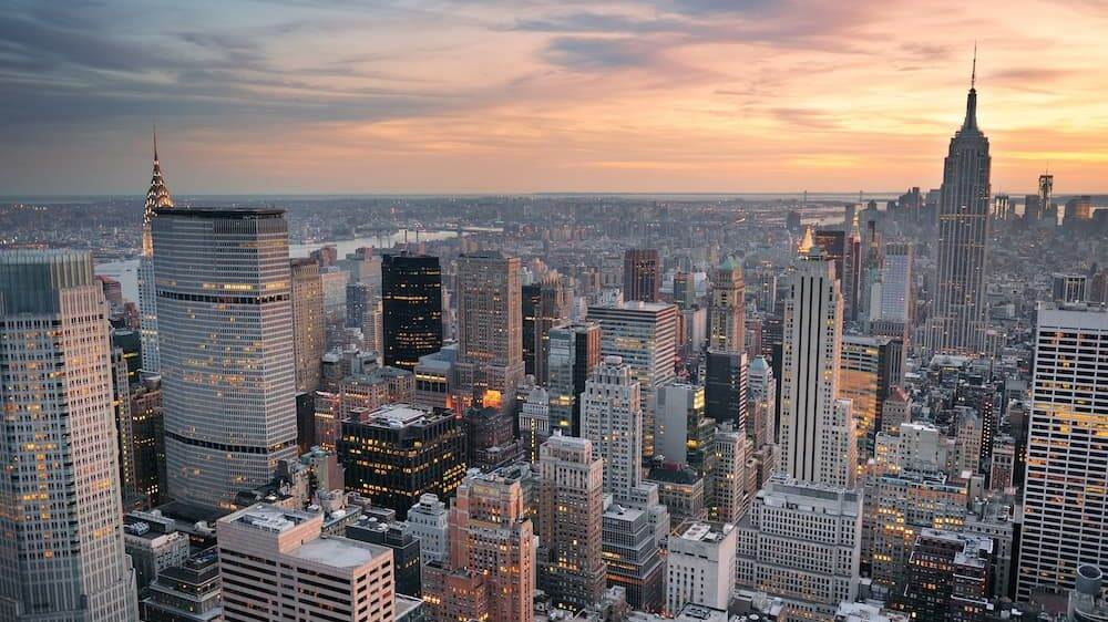 New York City sunset