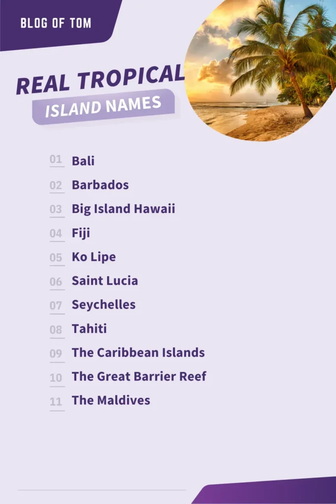85 Tropical Island Names (BEST Ideas In 2023)