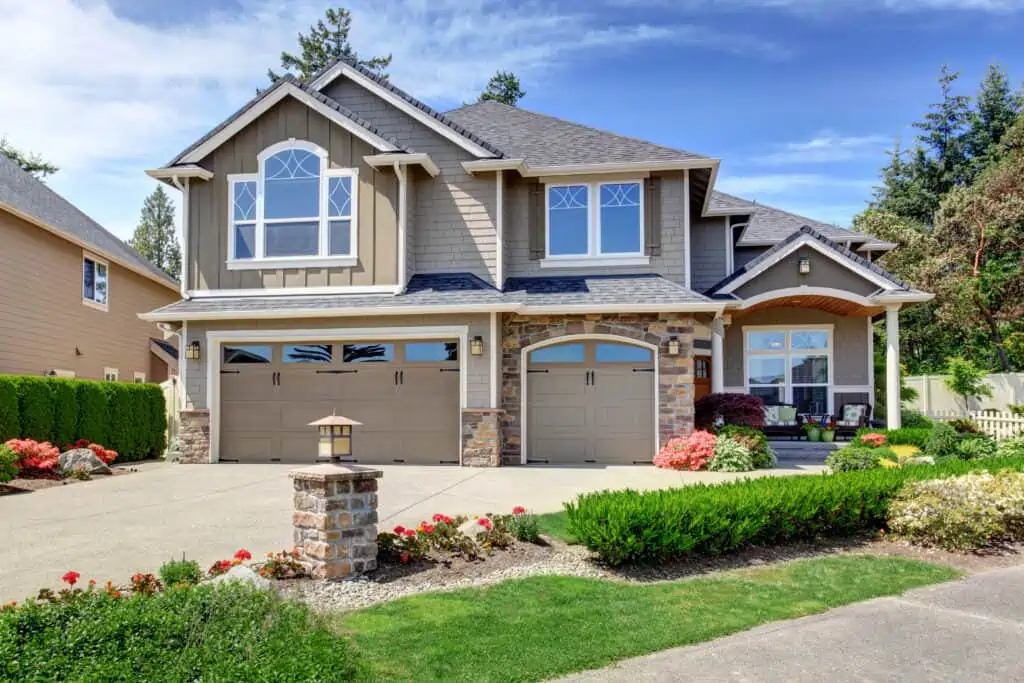 Home exterior with garage and driveway