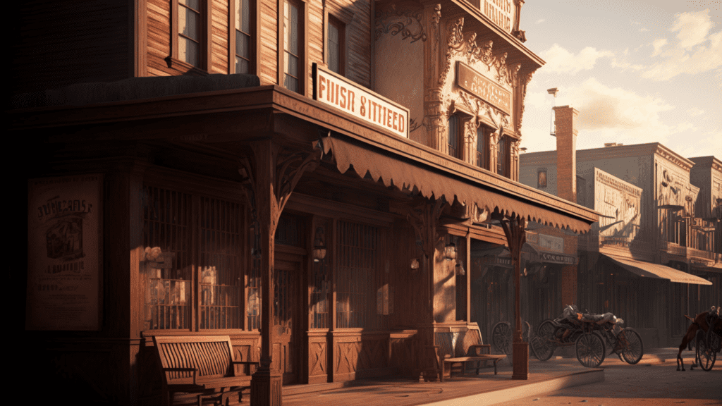 Western town