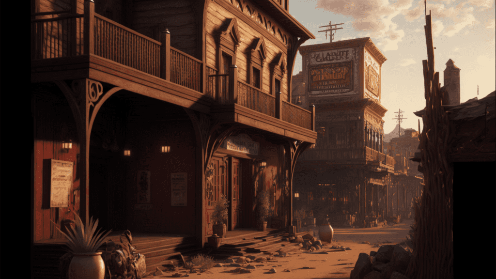Western town