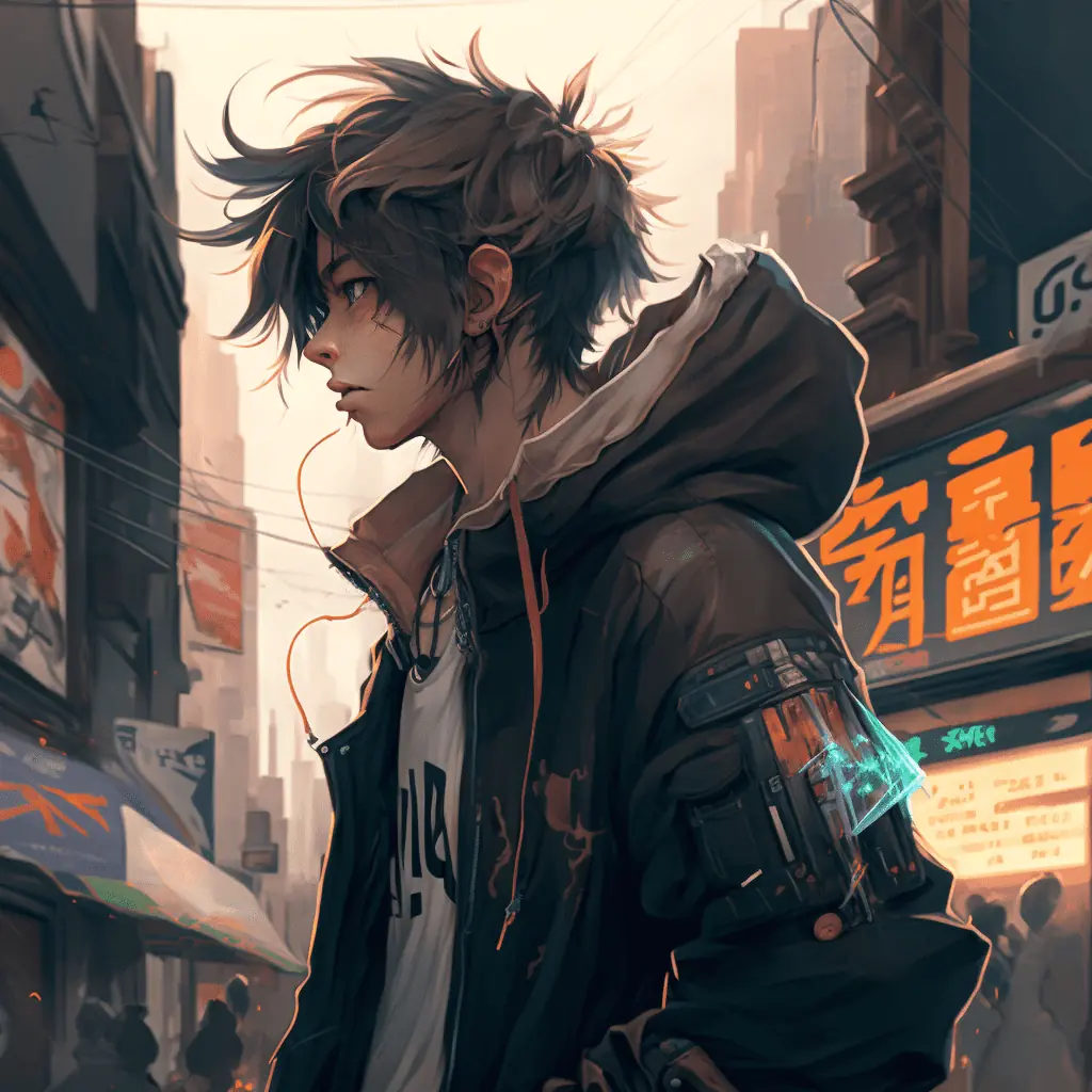 Cool anime character