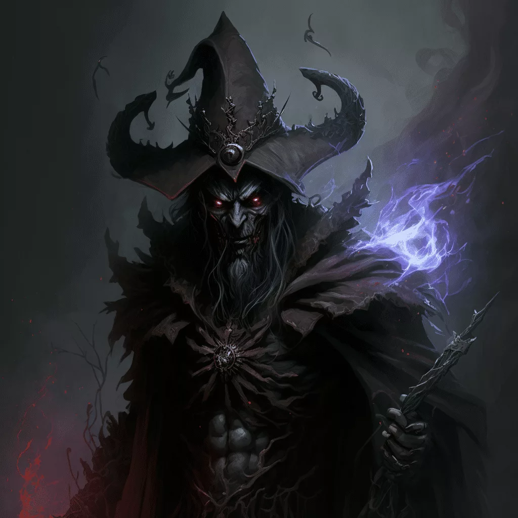 Dark Evil Wizard