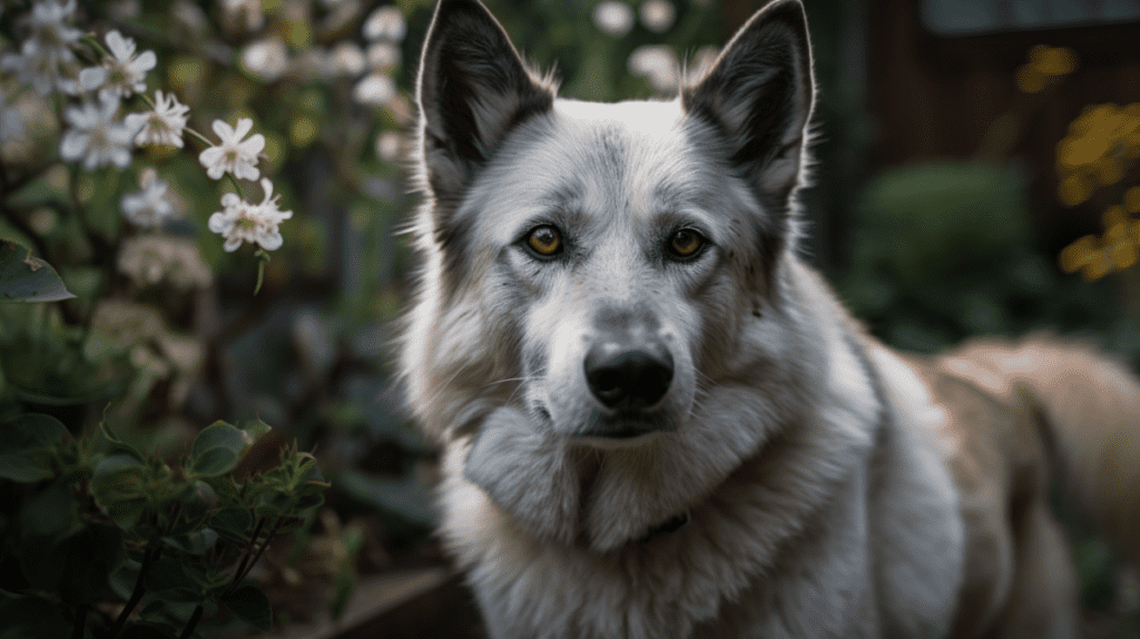 Silver dog