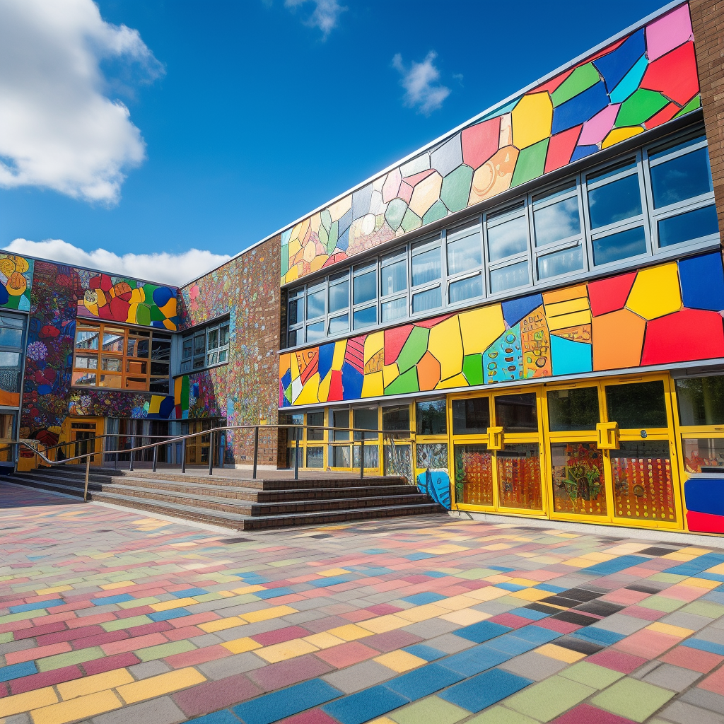 Colorful school